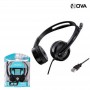 Casque PC USB filaire Avec Microphone Reduction Bruit RAPOO H120