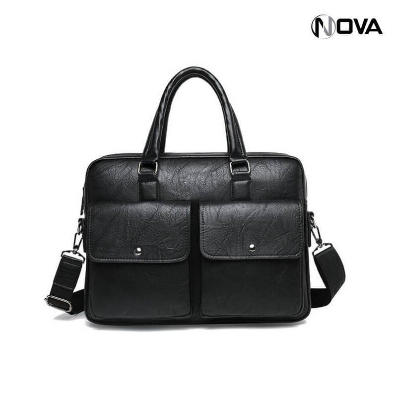 Sac bandoulière en cuir couleur camel à la mode chez Nova