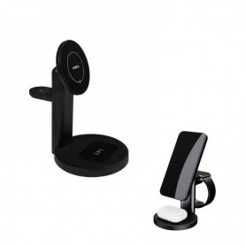 Chargeur Rapide Sans Fil 3 en 1 smartphone watch air pod Moxom HC119