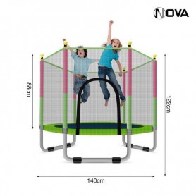 Trampoline - Filet de securite - coussin ressort - 200KG - GME111