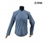 Chemise col mao - homme - manches longues - coton - CHM859