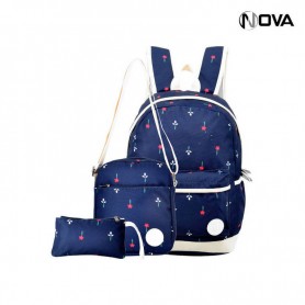 Ensemble Sac a Dos - 3 Pièces - Sacoche Trousse - SC2084