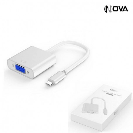 Convertisseur USB-C vers VGA - 15CM - Basix BXH6