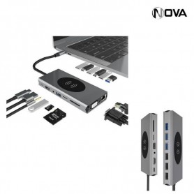 Convertisseur 15 en 1 USB-C Hub - Multi fonction - BASIX T15