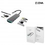 Convertisseur 8 en 1 USB-C Hub - Multi fonction - BASIX MATE8