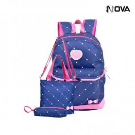 Ensemble Sac a Dos - 3 Pièces - Sacoche Trousse - SC2094