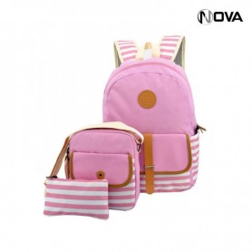 Ensemble Sac a Dos - 3 Pièces - Sacoche Trousse - SC2099