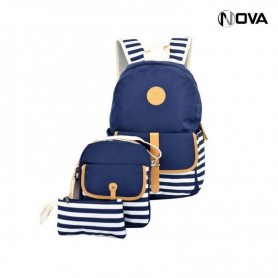 Ensemble Sac a Dos - 3 Pièces - Sacoche Trousse - SC2103