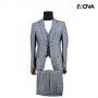 Ensemble Costume 3 pièces avec Gilet - Gris - CTM259