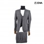 Ensemble Costume 3 pièces avec Gilet - Gris - CTM262