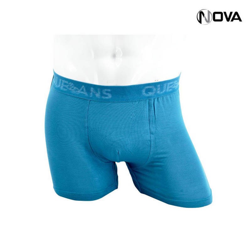 Boxer Long Homme En Coton - Caleçon De Nuit Et Lounge Confortable - Taille Élastique Grandes Tailles