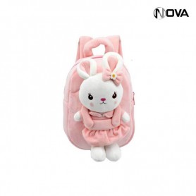 Sac a Dos Peluche - Ultra Doux - maternelle - crèche - SC2152