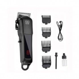 WMARK KiKi NG888B – tondeuse cheveux barbe - Rechargeable - Ecran LCD