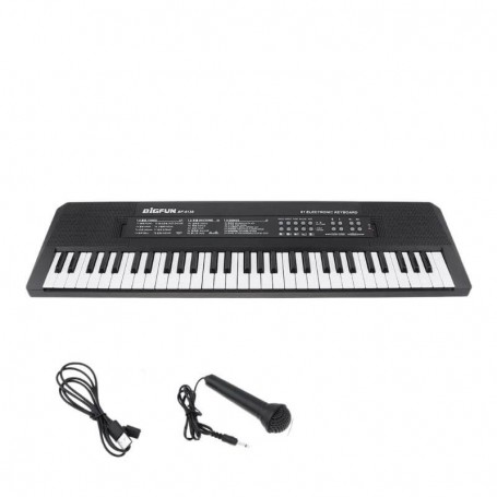 Piano Clavier électronique - 61 touches - Microphone BF6138