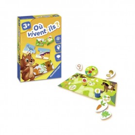 Ravensburger - Ou vivent-ils - Découverte des animaux - GME163