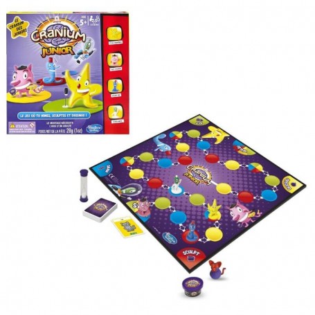 Hasbro Cranium Party - Gioco Di Società In Francese - Sfide Di Scultura, Disegno, Mimo E Rompicapo - Dai 16 Anni In Su