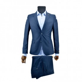 Ensemble Costume 2 pièces - homme - bleu - Haut de gamme - CTM300