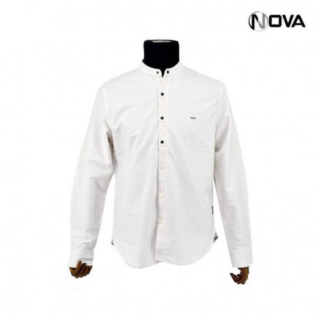 Chemise col mao pour Homme - Manches Longues - CHM877