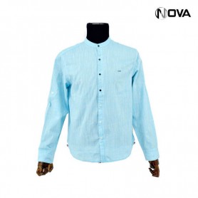 Chemise col mao pour Homme - Manches Longues - CHM878