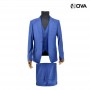Ensemble Costume 3 pièces avec Gilet - Bleu - CTM306