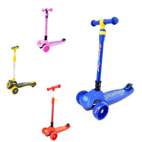Trottinette Pliable 3 roues - Plusieurs couleurs - A partir de 3 ans - GME178