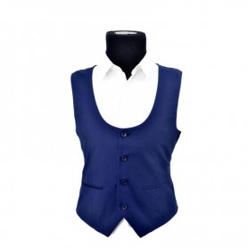 Gilet Costume Homme - Bleu - GLT1