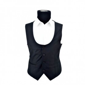 Gilet Costume Homme - Noir - GLT5