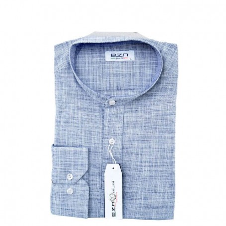 Chemise Col Mao homme - Manches Longues - CHM897