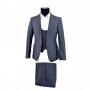 Costume 3 pièces - Veste - Pantalon - Gilet - Gris - CTM327