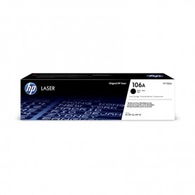 Cartouche de toner laser authentique HP 106A noir - W1106A