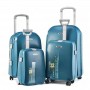 Lot de 4 valises Bubule en Polypropylène - 4 roues rotatives - VLS308