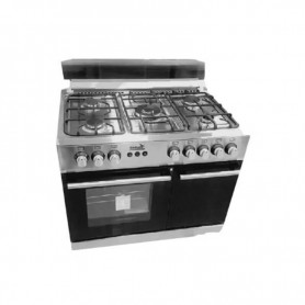 Cuisinière Enduro 5 feux inox avec tourne broche F9LT50G2