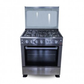 Cuisinière ASTECH 5 feux 80X60 inox 80MIS