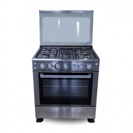 Cuisinière ASTECH 5 feux 80X60 inox 80MIS