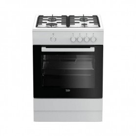 Cuisinière BEKO 4 feux 60X60 semi inox FSG62000GS