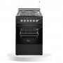 Cuisinière CAC 4 Feux 50X50 black CAC50G