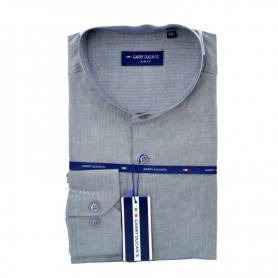 Chemise col mao homme manches longues - élégance et style - CHM907