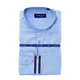 Chemise homme col mao manches longues - look raffiné et moderne - CHM908