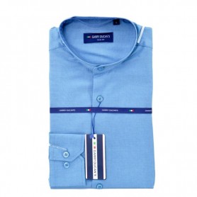 Chemise col mao manches longues - confort et sophistication - CHM909