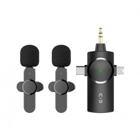 Lavalier Microphone sans fil - 3 en 1 - AP031-2