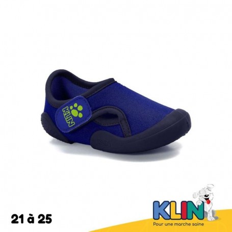 Chaussure bébé avec scratch - semelle anatomique - KLIN - ENF438