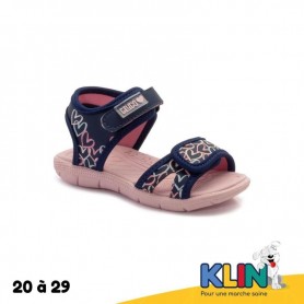 Sandale bébé - pink blue - KLIN - ENF464