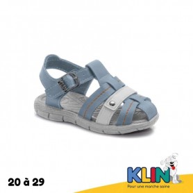Sandale bébé fermée - blue sky - KLIN - ENF468