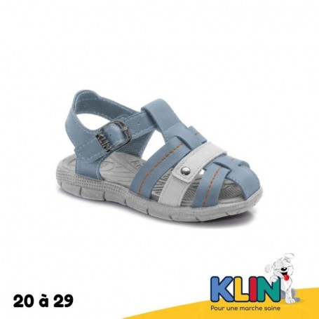 Sandale bébé fermée - blue sky - KLIN - ENF468