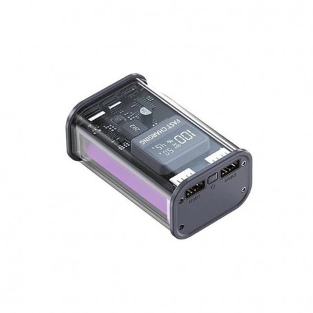 Power Bank Transparent - 10000 mAh - Charge rapide - RS-PB30