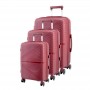 Lot de 3 Valises de voyage en ABS - Empilable - Poignée télescopique - VLS329