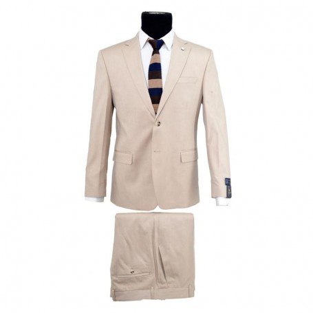 Costume 2 pièces - homme - beige - Haut de gamme - CTM331