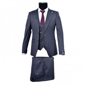 Costume 3 pièces - Veste - Pantalon - Gilet - CTM334