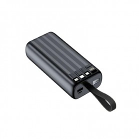 Power Bank - 30000 mAh - USB - MicroUSB - USB-C - Lightning - PB44