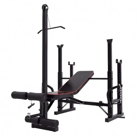 Banc de musculation multifonctionnel - Poulie - Support Squat - SPT586